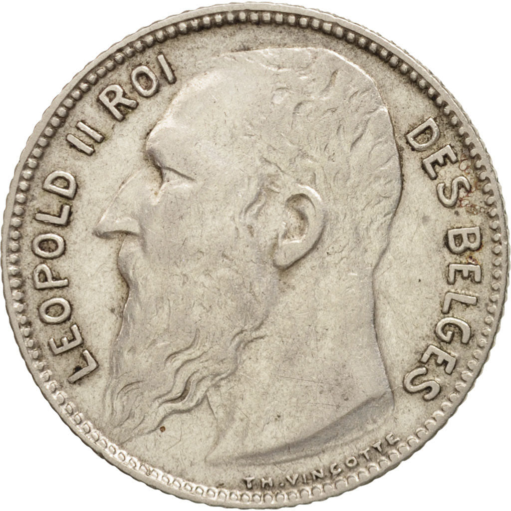 Monnaie, Belgique, Franc, 1909, TTB, Argent, KM:56.1