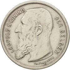 Belgium, 2 Francs, 2 Frank, 1904, EF(40-45), Silver, KM:59