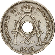 Belgium, 5 Centimes, 1913, AU(50-53), Copper-nickel, KM:66