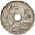 Moneda, Bélgica, 5 Centimes, 1928, MBC, Cobre - níquel, KM:67
