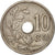 Moneda, Bélgica, 10 Centimes, 1906, MBC, Cobre - níquel, KM:53