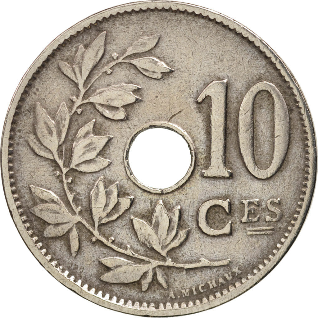 Coin, Belgium, 10 Centimes, 1921, VF(30-35), Copper-nickel, KM:85.1