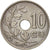 Moneta, Belgio, 10 Centimes, 1923, BB, Rame-nichel, KM:85.1