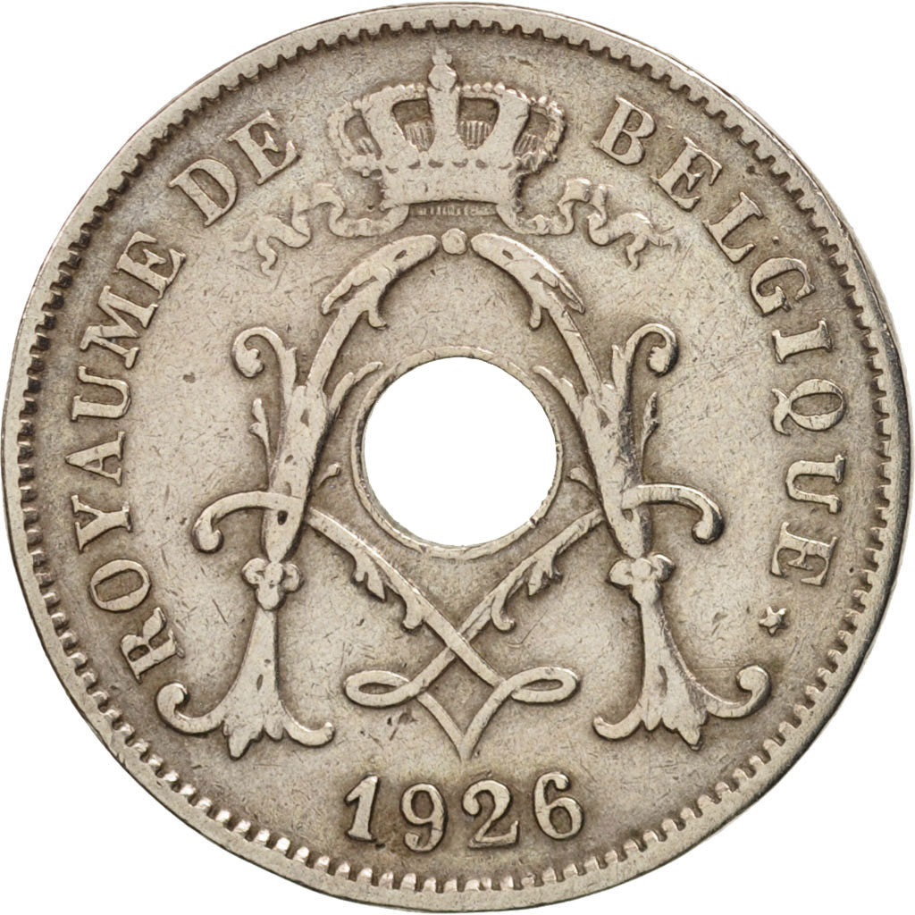 Coin, Belgium, 10 Centimes, 1926, EF(40-45), Copper-nickel, KM:85.1