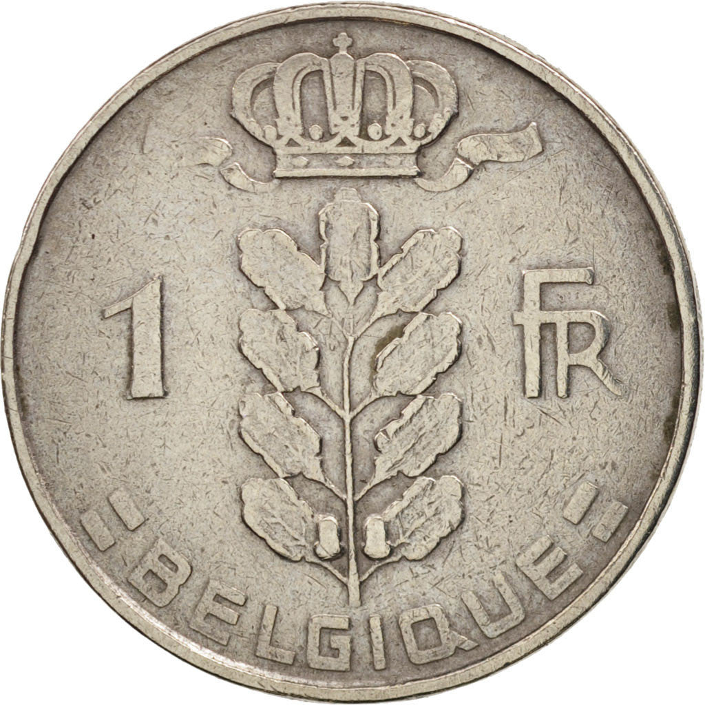 Coin, Belgium, Franc, 1951, EF(40-45), Copper-nickel, KM:142.1