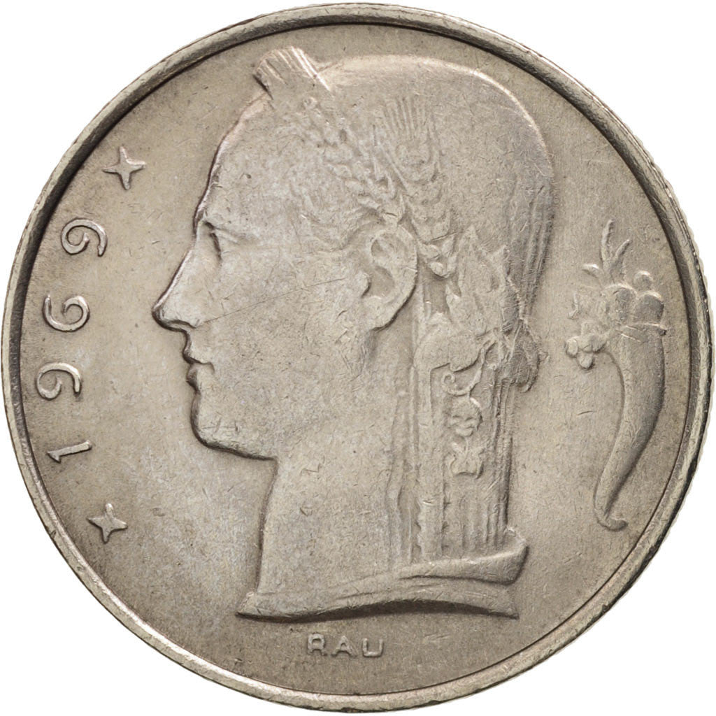 Monnaie, Belgique, 5 Francs, 5 Frank, 1969, SUP, Copper-nickel, KM:135.1