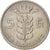 Coin, Belgium, 5 Francs, 5 Frank, 1974, AU(50-53), Copper-nickel, KM:134.1