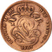 Belgium, Leopold II, Centime, 1907, AU(50-53), Copper, KM:33.1