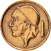 Belgium, Leopold II, Centime, 1953, AU(50-53), Copper, KM:34.1