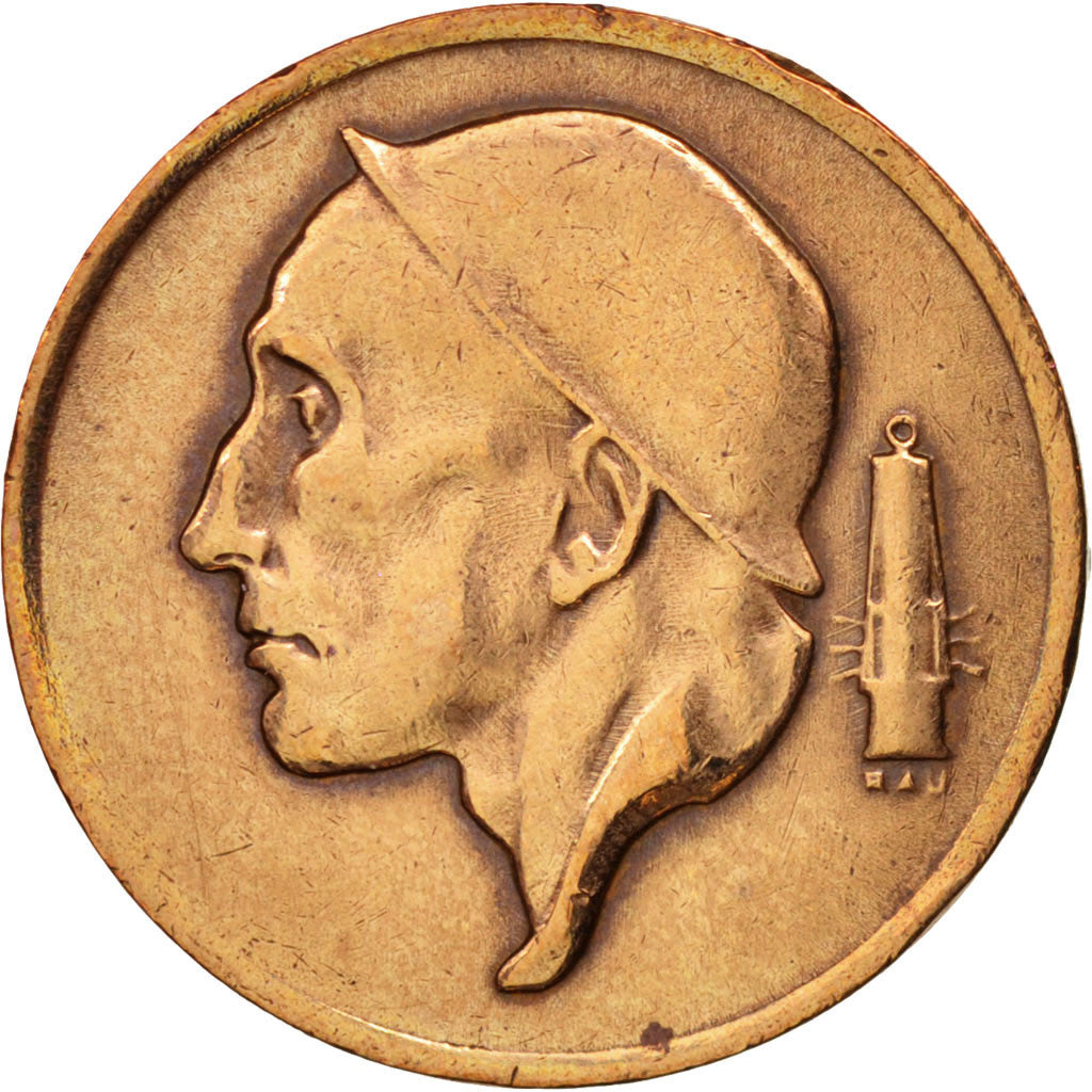 Coin, Belgium, Baudouin I, 50 Centimes, 1975, AU(50-53), Bronze, KM:149.1