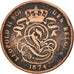 Monnaie, Belgique, Leopold II, 2 Centimes, 1874, B+, Cuivre, KM:35.1