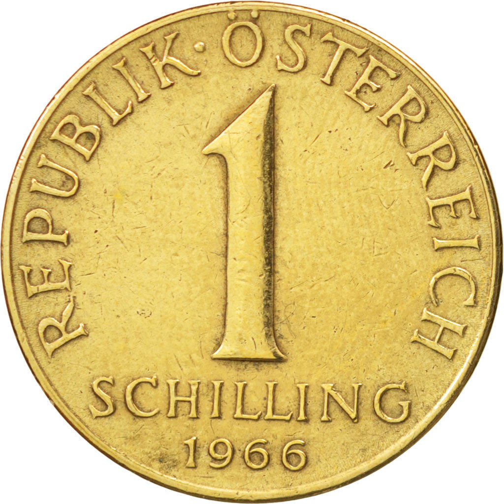 Austria, Schilling, 1966, AU(50-53), Aluminum-Bronze, KM:2886