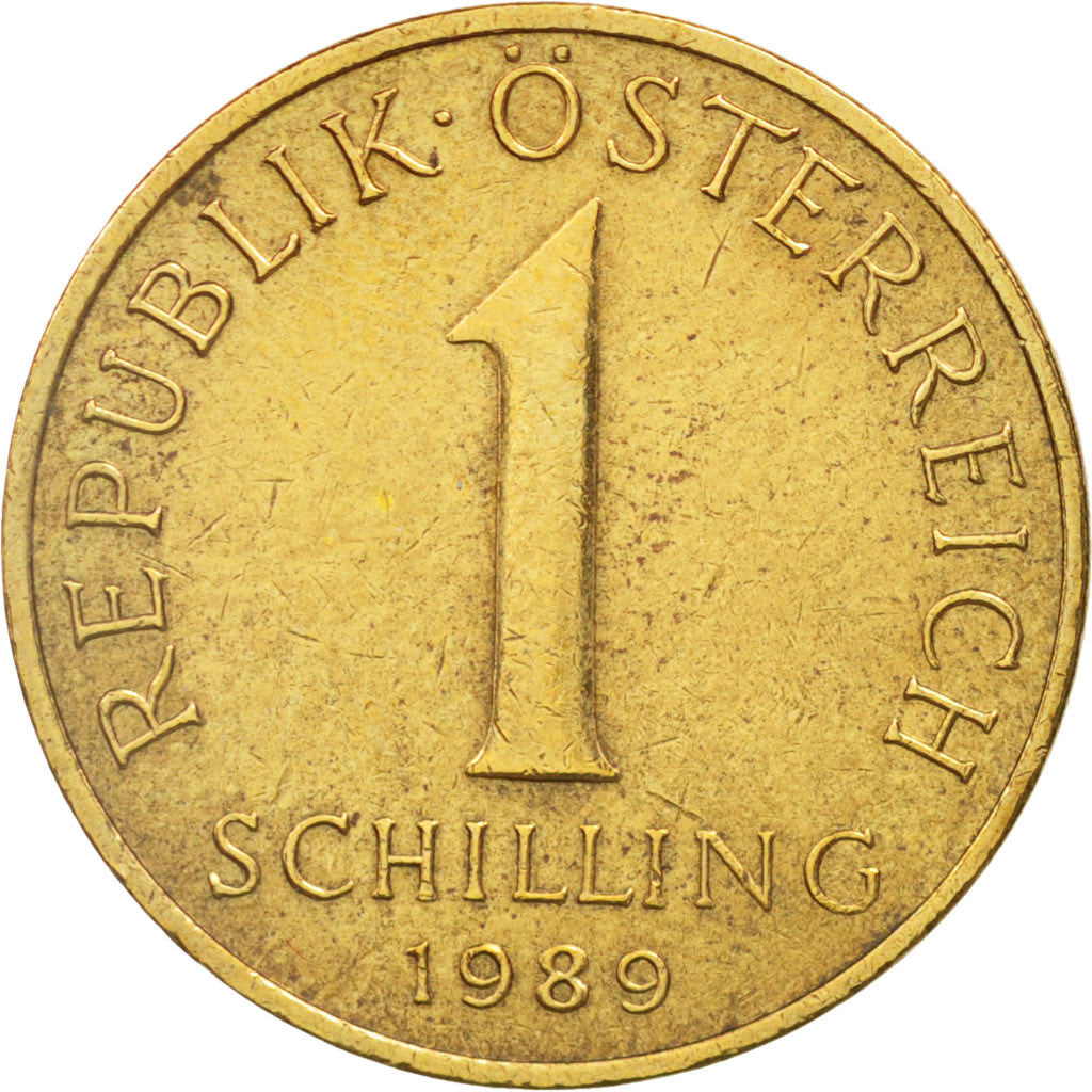 Coin, Austria, Schilling, 1989, EF(40-45), Aluminum-Bronze, KM:2886