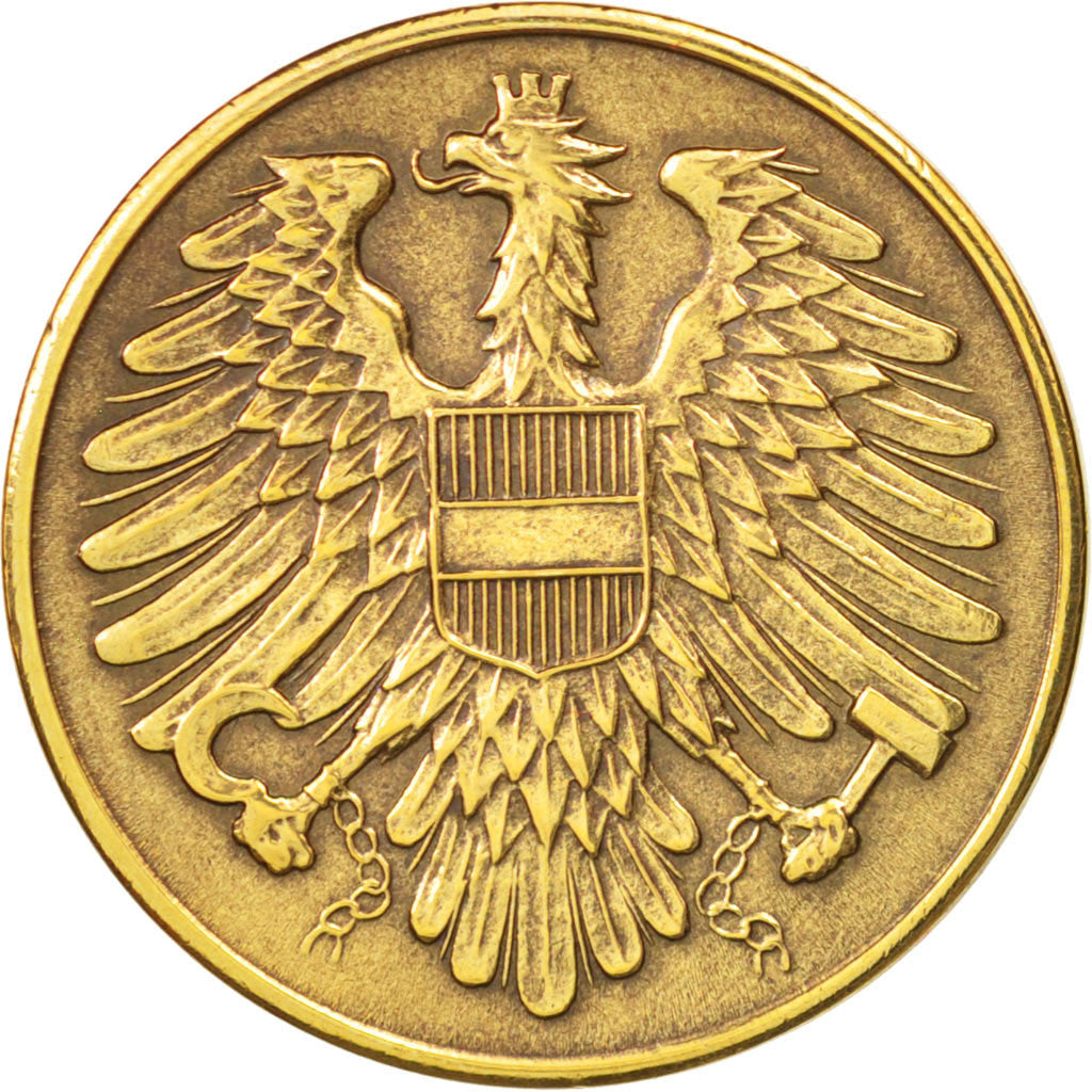 Austria, 20 Groschen, 1954, AU(50-53), Aluminum-Bronze, KM:2877