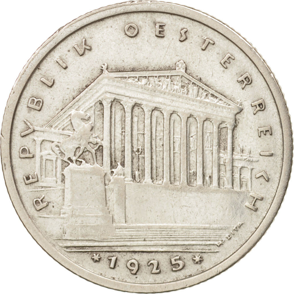 Austria, Schilling, 1925, EF(40-45), Silver, KM:2840