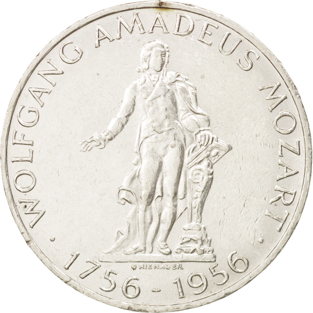 Austria, 25 Schilling, 1956, AU(50-53), Silver, KM:2881