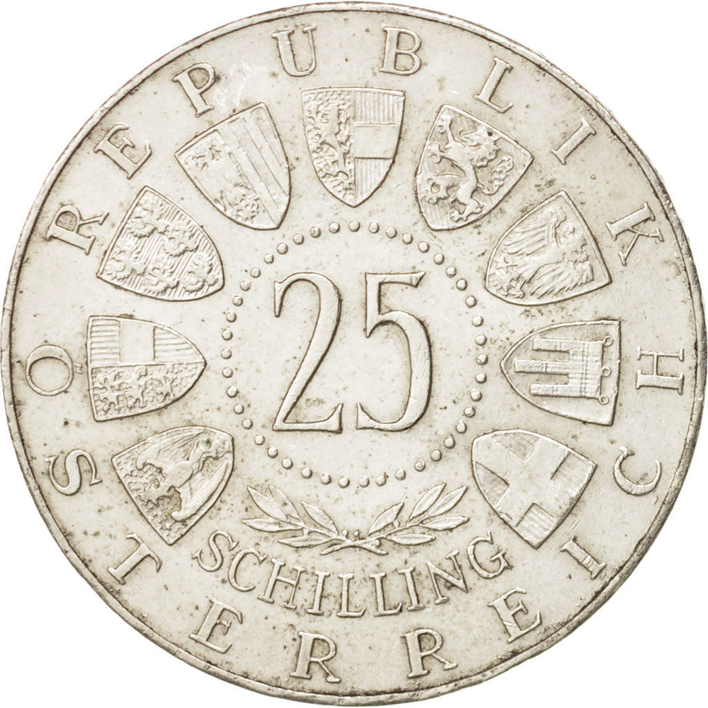 Autriche, 25 Schilling, 1957, TTB, Argent, KM:2883
