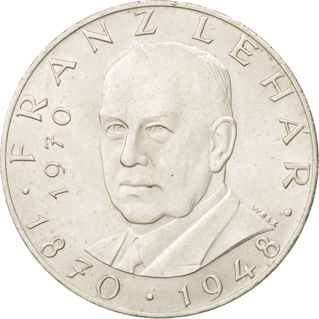 Austria, 25 Schilling, 1970, AU(55-58), Silver, KM:2907