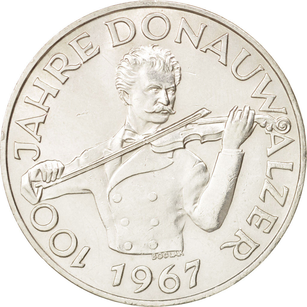 Austria, 50 Schilling, 1967, AU(55-58), Silver, KM:2902