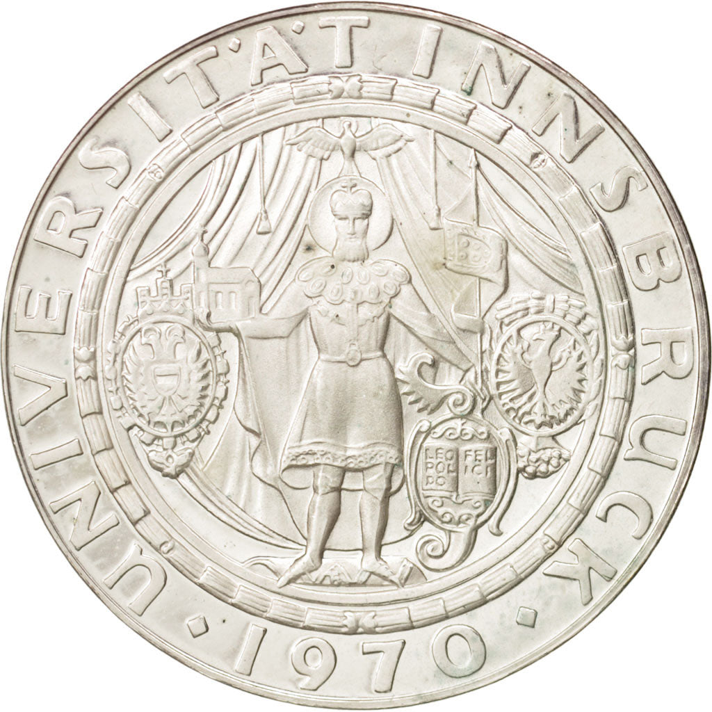 Austria, 50 Schilling, 1970, SPL-, Argento, KM:2908