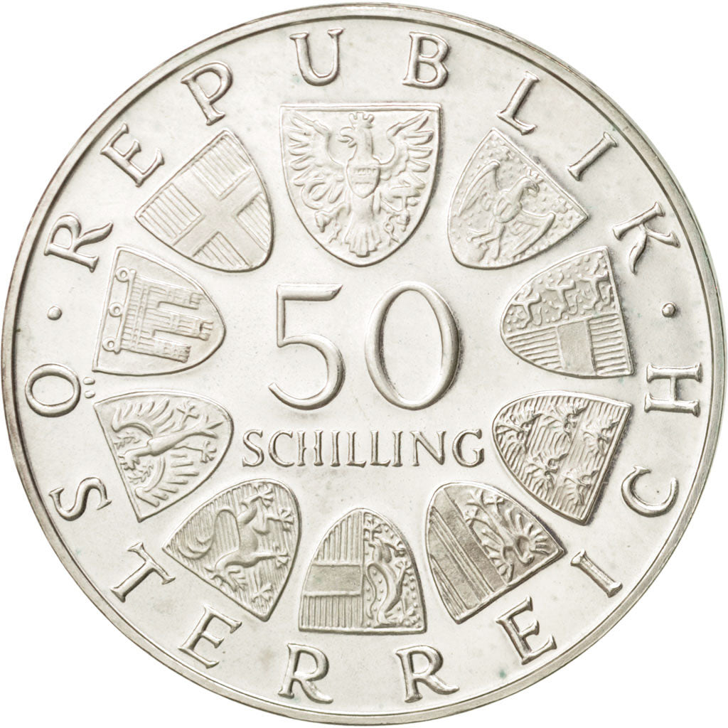 Austria, 50 Schilling, 1970, SPL-, Argento, KM:2908