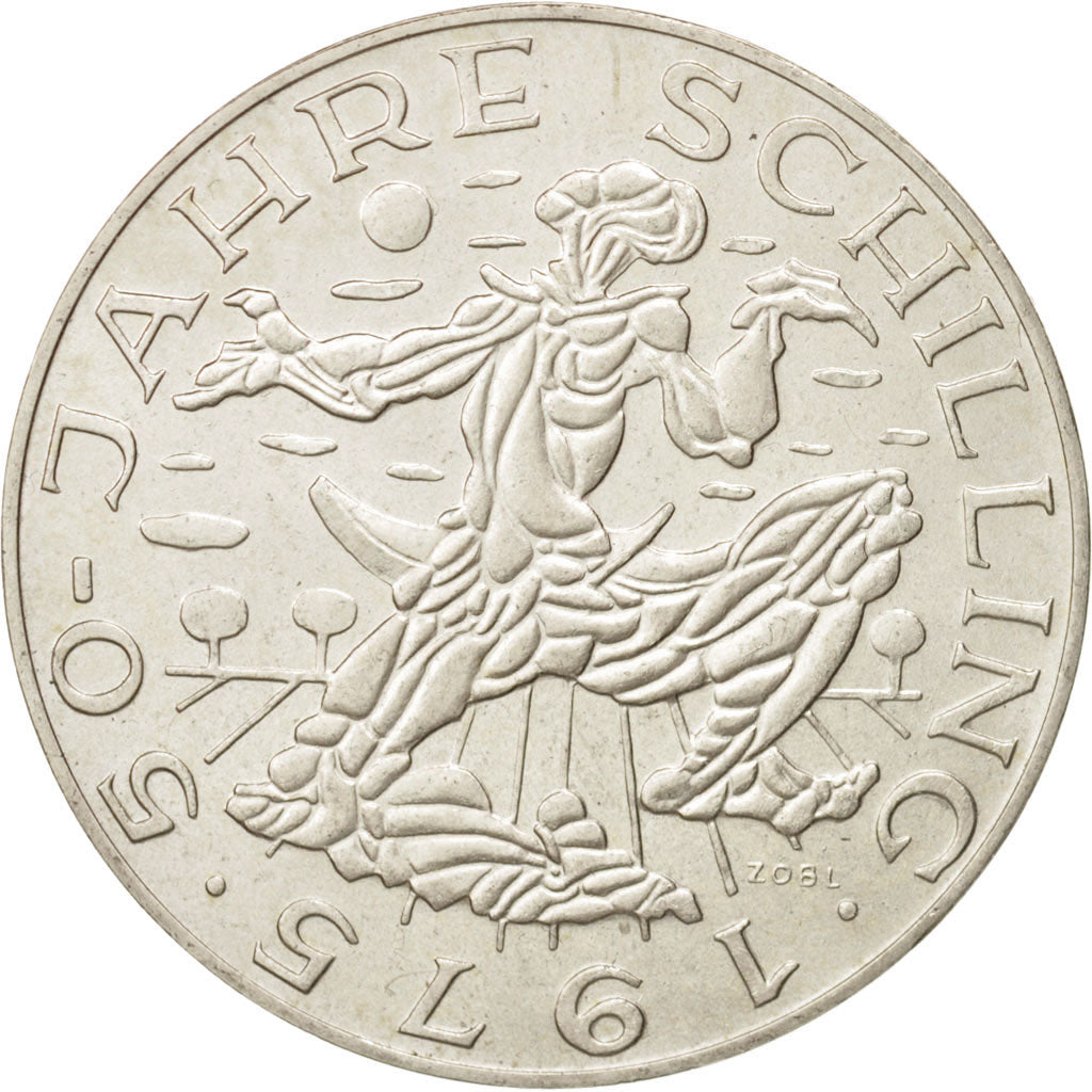 Austria, 100 Schilling, 1975, AU(50-53), Silver, KM:2925