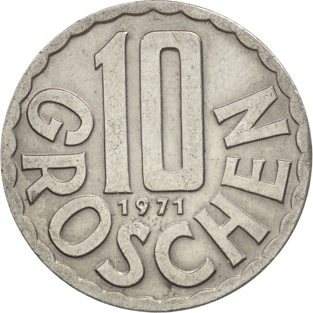 Coin, Austria, 5 Groschen, 1971, AU(55-58), Zinc, KM:2875