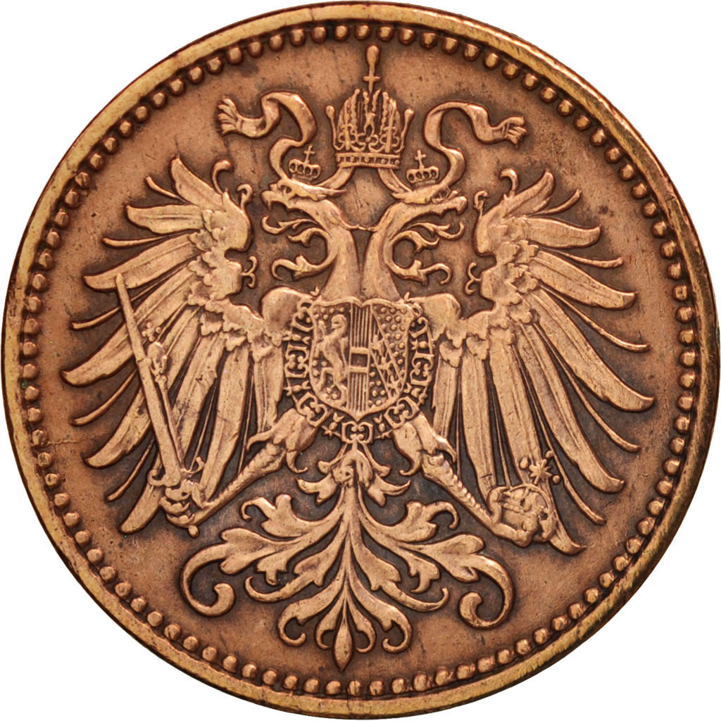 Austria, Franz Joseph I, Heller, 1901, AU(50-53), Bronze, KM:2800