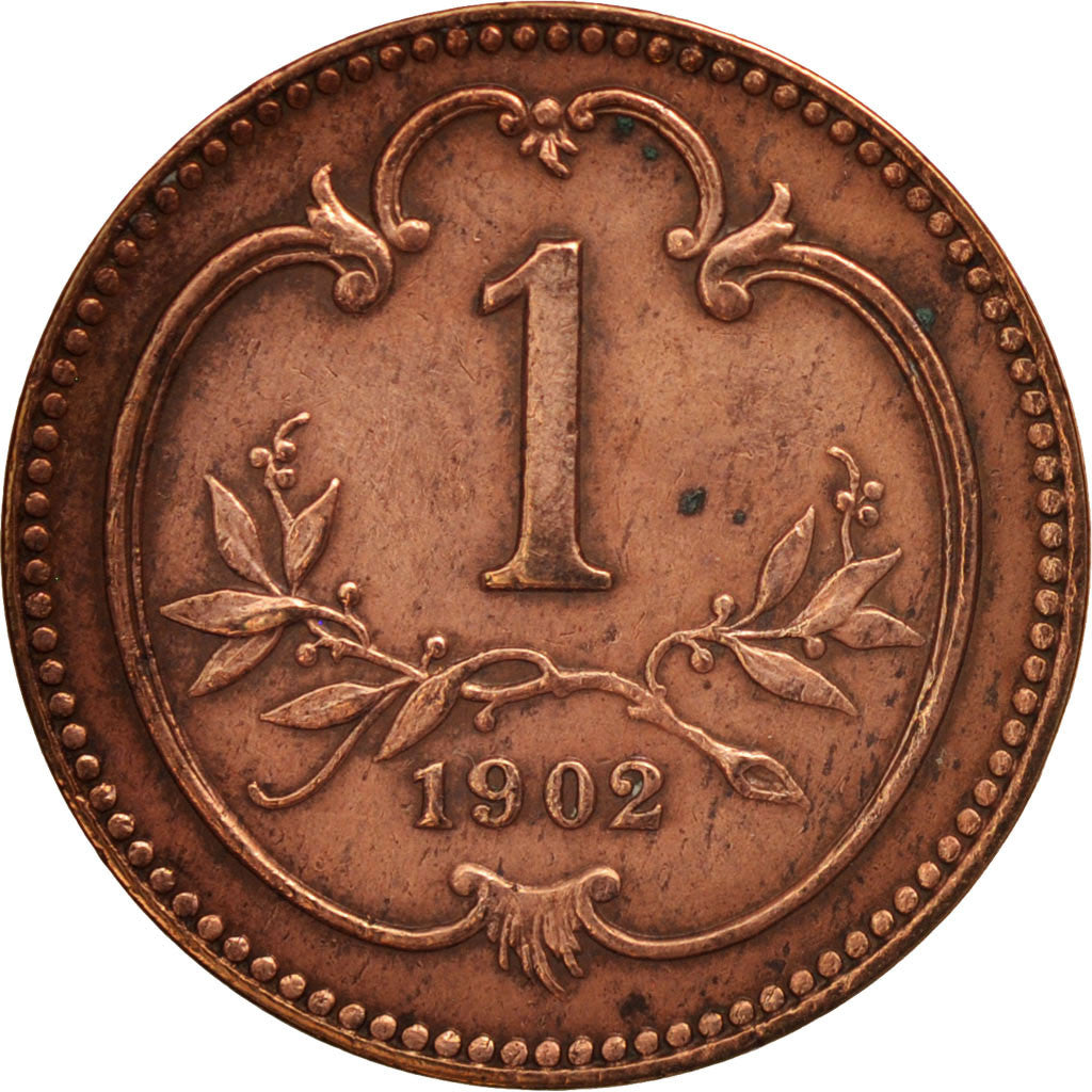 Austria, Franz Joseph I, Heller, 1901, AU(50-53), Bronze, KM:2800