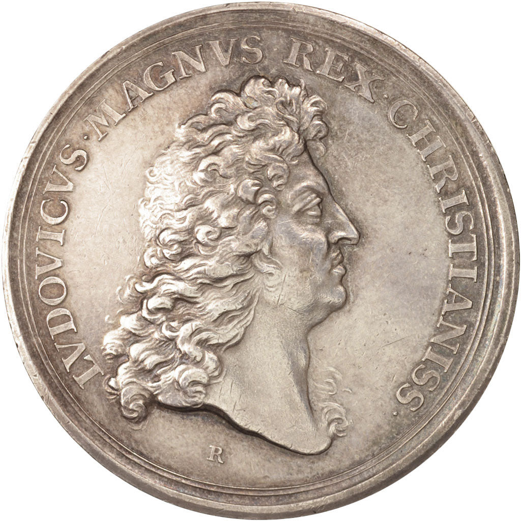 France, Medal, Royal, Ville de Dunkerque, Louis XIV, History, 1689, Röettiers