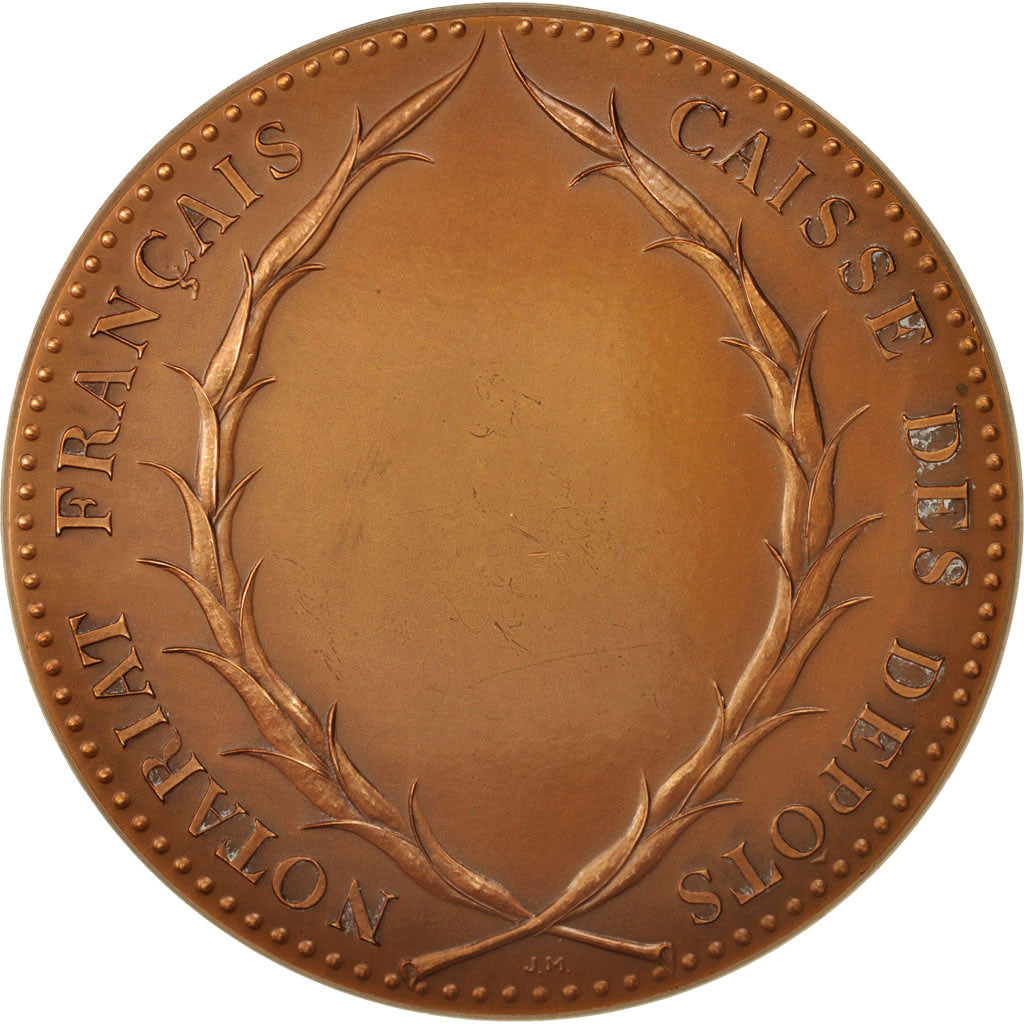 France, Medal, Notariat Français, Caisse des Dépôts, Henry François