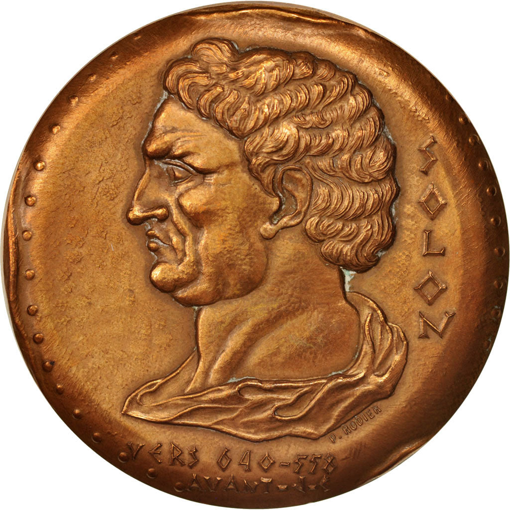 France, Medal, Notariat Français, Caisse des Dépôts, Solon, History, 1973