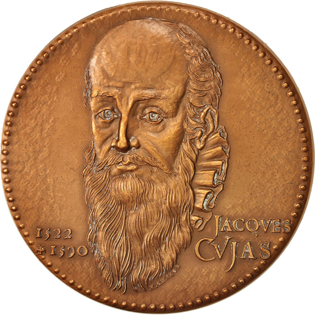 Francia, Medal, Notariat Français, Caisse des Dépôts, Jacques Cujas, History
