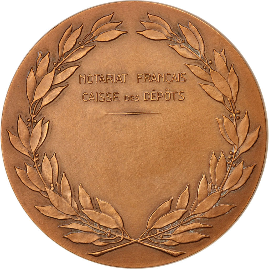 France, Medal, Notariat Français, Caisse des Dépôts, Loisel, Gauthier