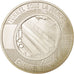 France, Medal, Channel Tunnel, First Junction, History, 1990, MS(63), Silver, 40