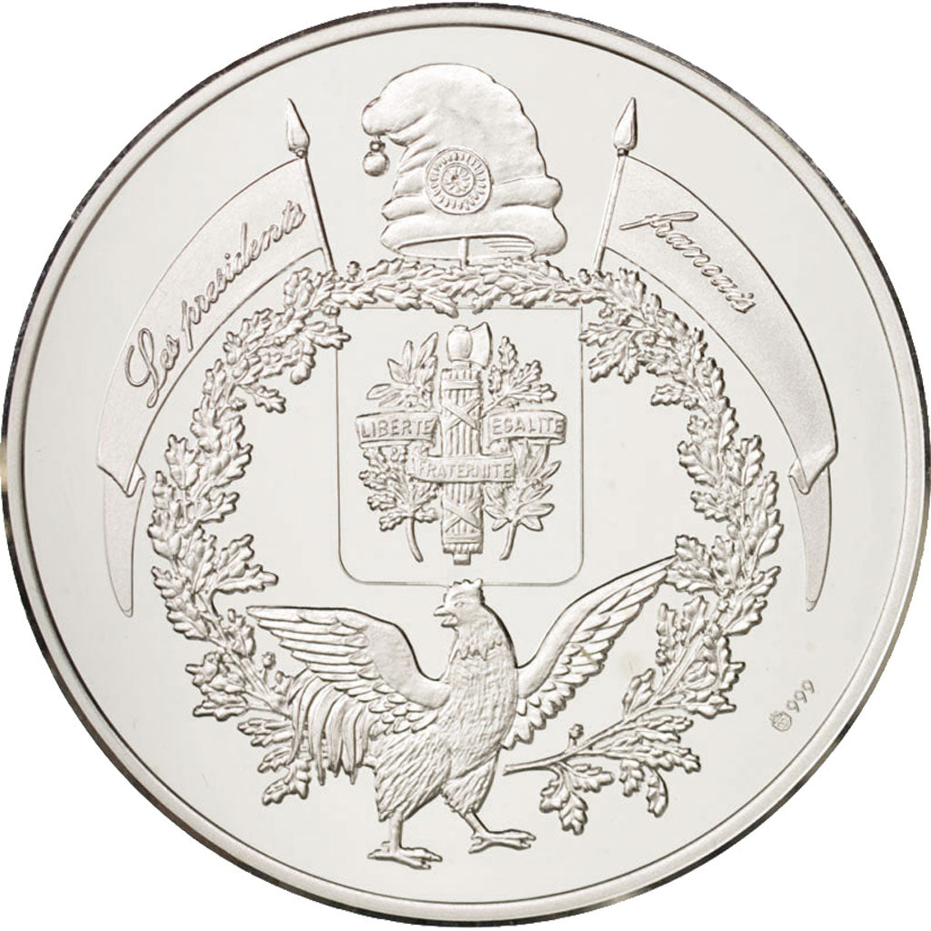Frankreich, Medal, Les Présidents de la République, François Mitterrand