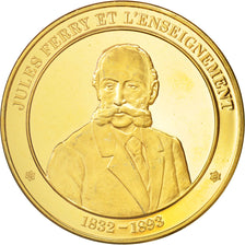 France, Medal, Jules Ferry et l'Enseignement, History, MS(60-62), Vermeil