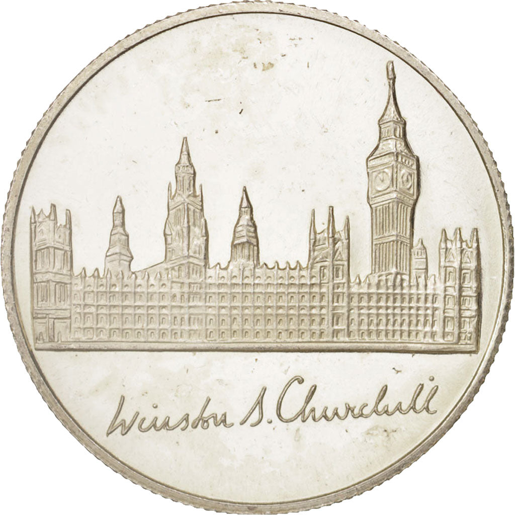 Great Britain, Medal, Winston Churchill, History, EF(40-45), Silver, 35