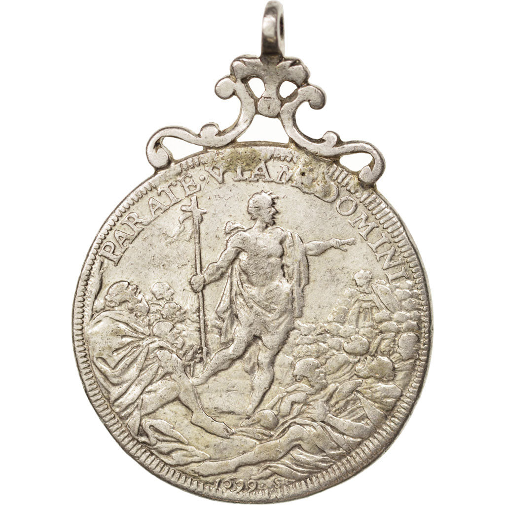 Vatican, Medal, Innocent XII, Religions & beliefs, 1699, VF(30-35), Silver, 37