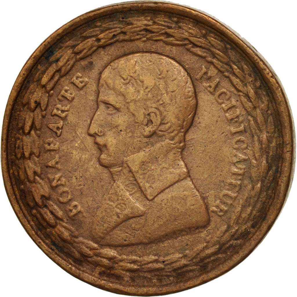 France, Medal, Bonaparte pacificateur, History, 1801, VF(30-35), Copper