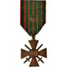 Francja, Croix de Guerre de 1914-1918, Medal, 1918, Doskonała jakość, Bronze