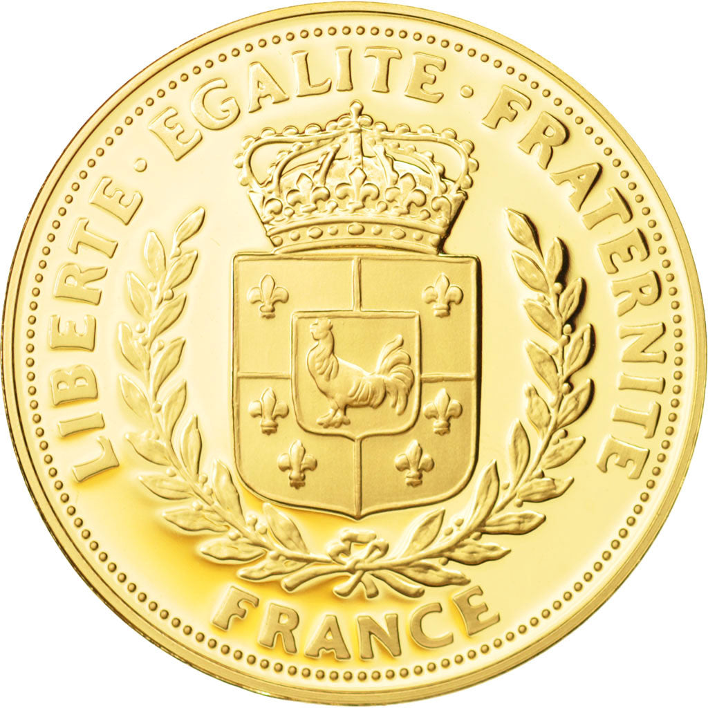 France, Medal, Gustave Eiffel, History, MS(63), Vermeil, 40