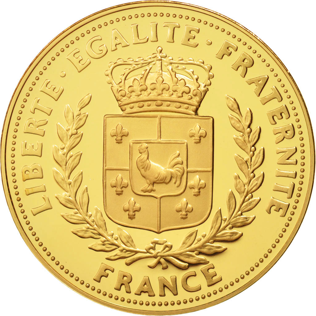 France, Medal, Alexandre Dumas, History, MS(63), Vermeil