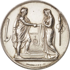 France, Medal, Wedding medal, Religions & beliefs, Montagny, AU(55-58), Silver