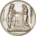 France, Medal, Wedding medal, Religions & beliefs, Montagny, AU(55-58), Silver