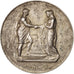 France, Medal, Wedding medal, Religions & beliefs, Montagny, SUP, Argent, 28
