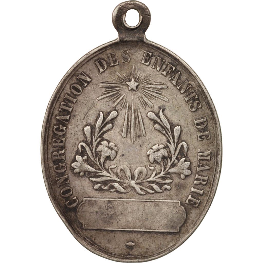 France, Medal, Congrégation des enfants de Marie, Religions & beliefs