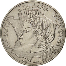 Moneta, Francia, Jimenez, 10 Francs, 1986, Paris, BB+, Nichel, KM:959