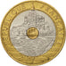 Munten, Frankrijk, Mont Saint Michel, 20 Francs, 1992, ZF+, Tri-Metallic