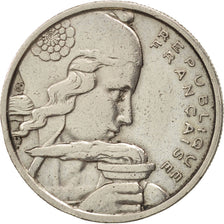 Moneta, Francia, Cochet, 100 Francs, 1955, BB, Rame-nichel, KM:919.1